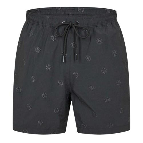 Boss Mens All Over Logo Regular Swim Shorts