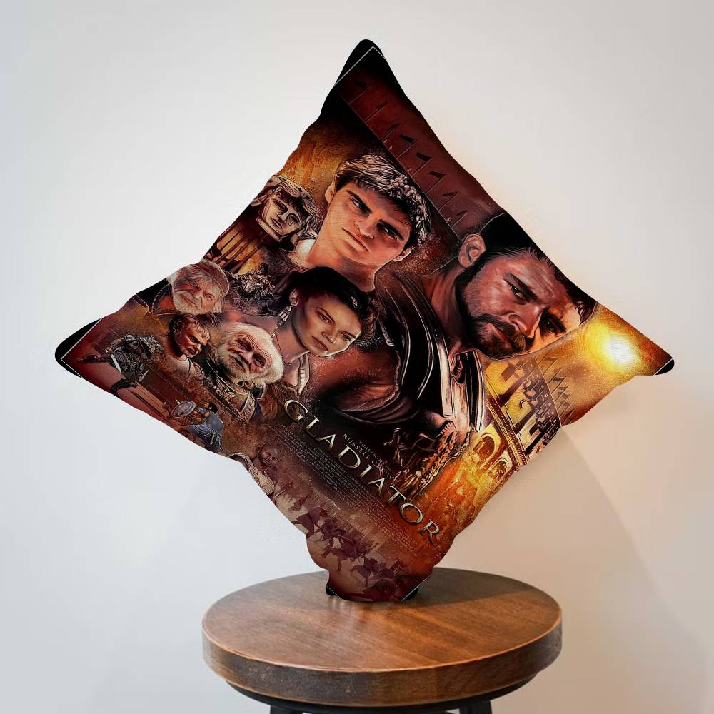 Gladiator Classic Movie Personalized Pillow Dust Cover Bedroom Kids Party Decoration Pillowcase Birthday Children Gift