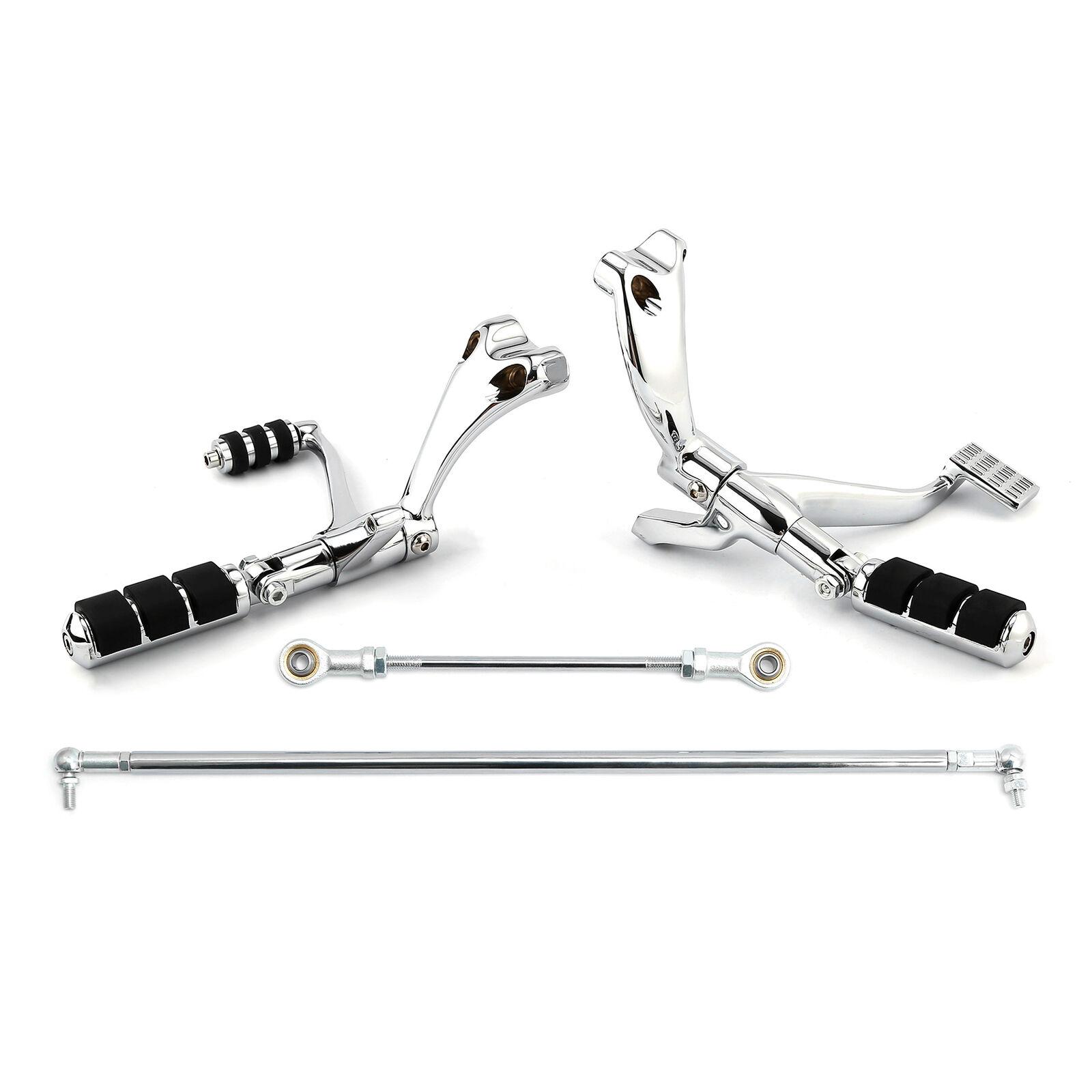 

Motorcycle Forward Controls Complete Kit Pegs Levers Linkages Black/Chrome For Harley Davidson Sportster XL883 1200 2004-2013 04-13 Style A