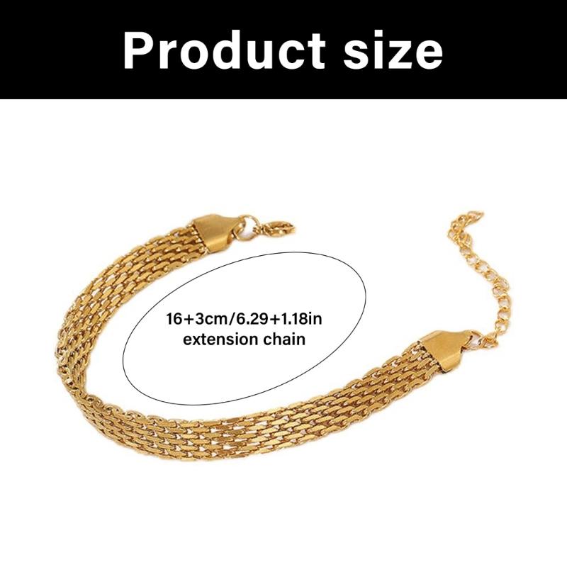 Stylish Ribbon Bracelet Copper Plated Comfort Fit Adjustable Wristband Accessories For Women Men Daily Wear