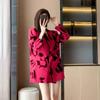 2026 Women's Trendy Street Style Casual Suit Jacket - Spring/Autumn Hong Kong Fashion with Letter Print Long Sleeves