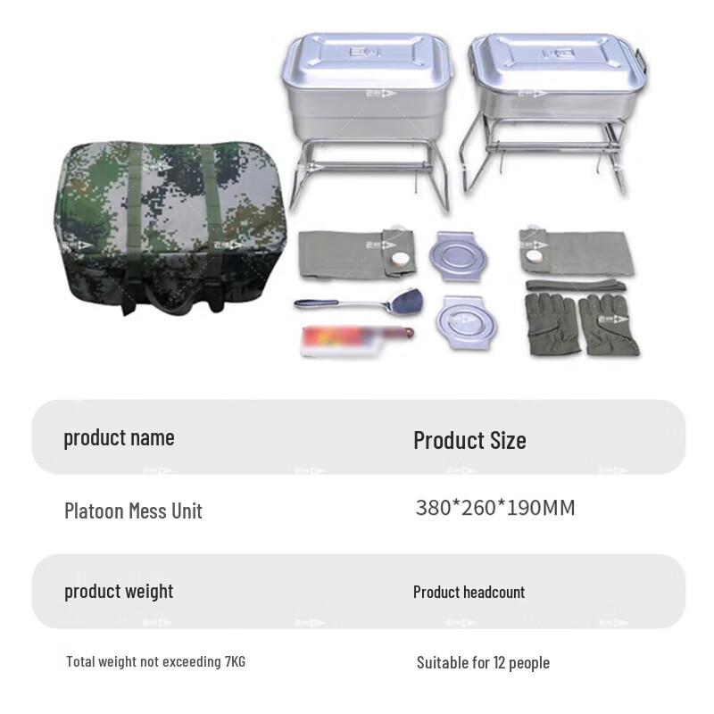 Old Jiangjun Outdoor Cooking & Supply Unit Set