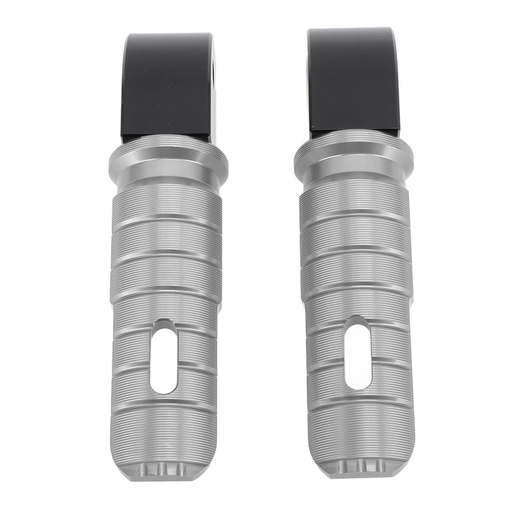 Motorcykel Bakre Pedal Halkskydd Aluminiumlegering Bakre Passagerarfotstöd Ersättning för VOGE 250RR 300AC 500AC Grå