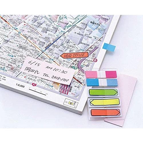 Post-it Film Sticky Notes Blue Pink Yellow 44 X 12mm 5 Pack 684P-IC-5P