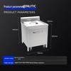 Jiexing Single-Hole Stainless Steel Waste Collection Table