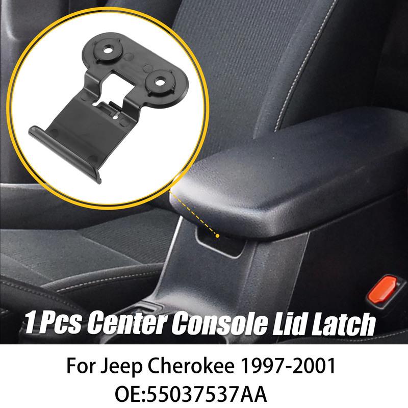 Center Console Armrest Lid Latch for Jeep Cherokee 1997-2001 55037537AA Black Glove Box Handle