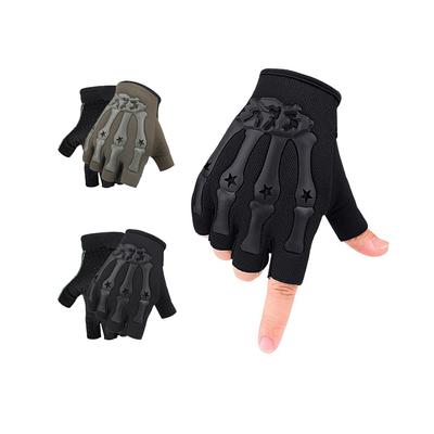 Riding Fingerless Gloves Non-slip Half Finger Gloves for Motorcycle Biking Hiking Hunting Outdoor Use Active