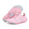 Women's Men's Water Shoes Barefoot Quick Dry Water Socks for Beach Swimming Surfing Water Sports (A092 Pink) 39