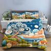 Landscape Artwork Three-Piece Set Soft Comfortable Duvet Cover Bedding Set Included 1*Duvet Cover & 2*Pillowcases, Gift