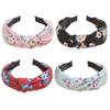 Neues Französisches Vintage Stirnband Mode Print Knoten Haarband Haarspange Haaraccessoires Damen