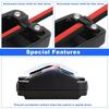 Waterproof Rocker Switch IP66 230V 16A 250V 2-Pole 230V 2-Pole with Red LED Surface Mounted Switch for Outdoor Power Cable and Large Current