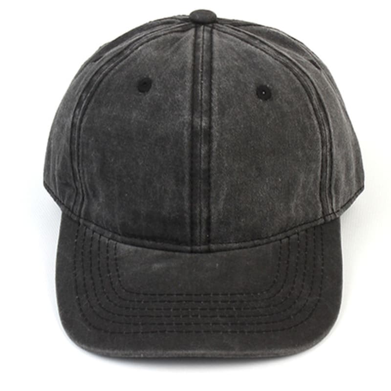 Universal chemistry Muji Pigment Washing Black Ballcap Washing ball Cap