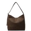 French Style Minimalist Shoulder Bag New Large Capacity Suede Tote Bag Vintage Versatile Handbag