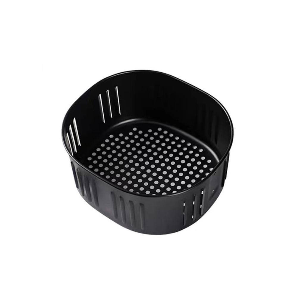 Air Fryer Pads Metal Air Fryer Tray Metal Baking Liners Metal Material Removable Inner Basket Suitable for Air Fryers