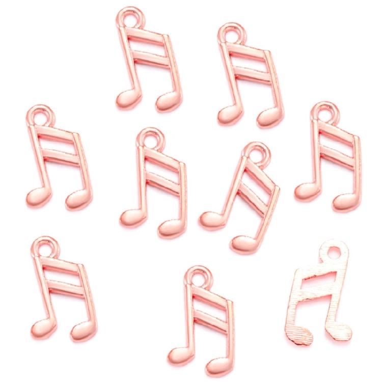 Pack of 100 Stylish Musical Note Pendants for Creative Accessory Jewelry Components Bracelet Necklace Accessories