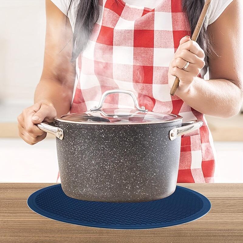 1/4PCS Round Placemats Restaurant Hollow Decoration Meal Mat Anti-hot Dining Table Line Mat Steak Plate Pad