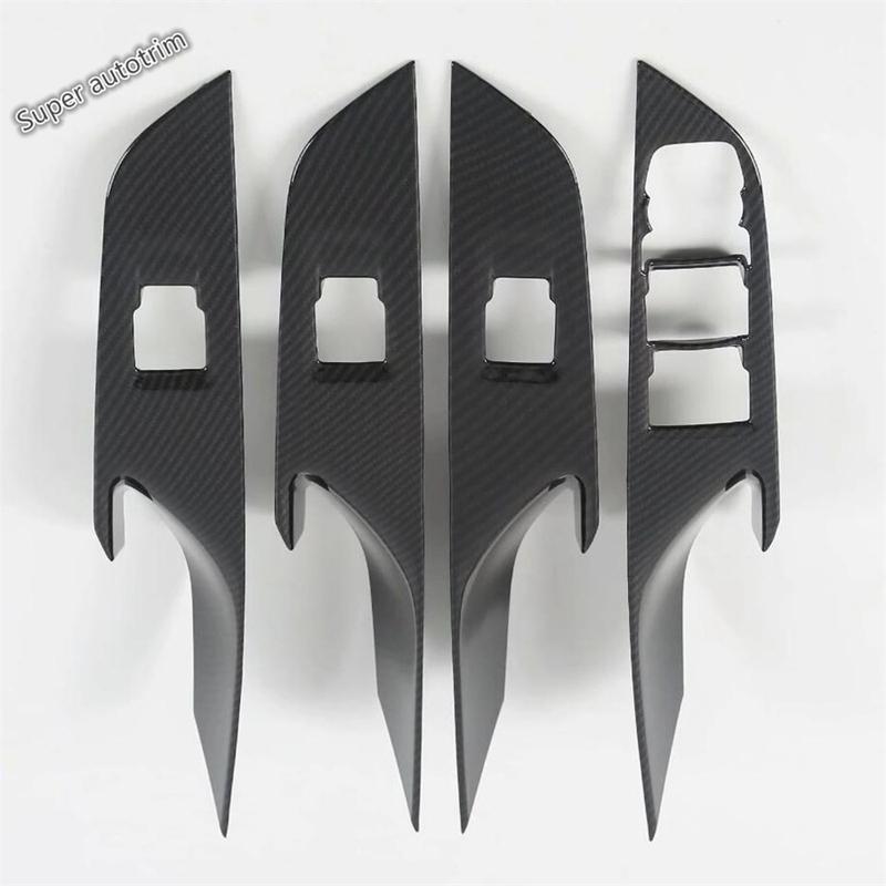 Car Inner Door Armrest Window Lift Button Panel Decoration Cover Trim Fit For Cadillac XT4  -  ABS Accessories Interior