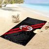 Asciugamano da Spiaggia Stampa AC Milan, Asciugamano Grande Morbido Asciugatura Rapida per Spiaggia Campeggio Nuoto
