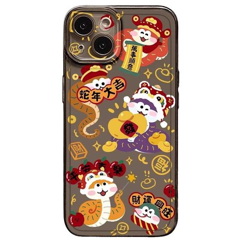 

Suitable for Apple 16 Phone Case 15plus, Transparent 14 Silicone 13mini Protective Case Promax Apple 6G/6S universal