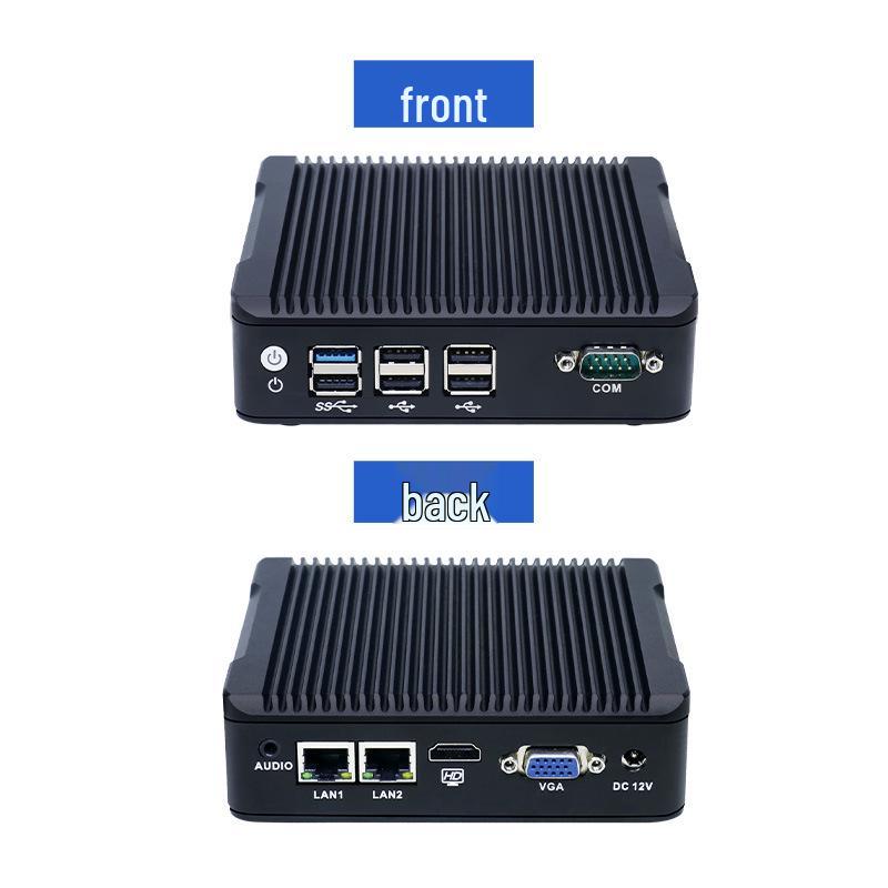 Yanling N3 Mini PC Industriale Fanless J1900: Doppia Rete, Basso Consumo
