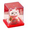 Solar Powered Waving Lucky Cat - Automatic Fortune Cat for Home, Desktop, or Car Decoration