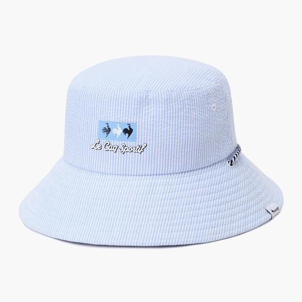 LECOQ GOLF Women'S Seersucker Bucket Hat _Lblu Gr222Lcp41