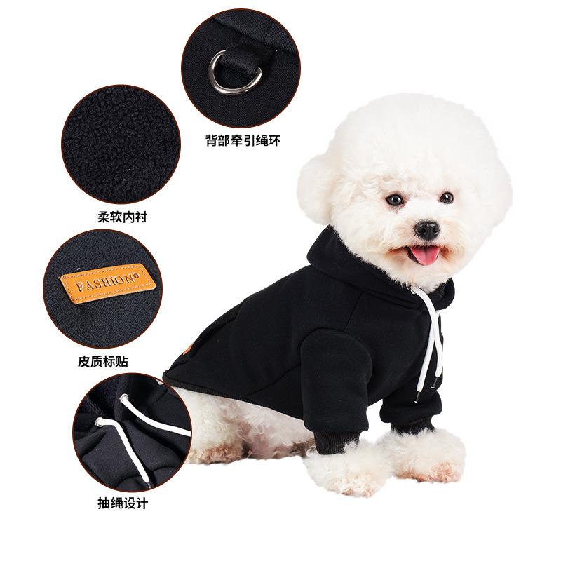 Pet dog universal winter clothes cat clothes, teddy small dog casual winter warm dog sweater