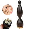 Wood Horn Small Lotus Eye Massager Facial Gua Sha Tool forStimulation Acupressure Lymphatic Drainage and Skincare