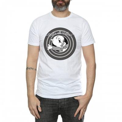 Herren Das ist alles, Leute Schweinchen Dick Baumwoll-T-Shirt