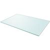Table rectangulaire en verre trempé - VIDAXL - 1000 x 620 mm - Gris - Transparent - Contemporain - Design