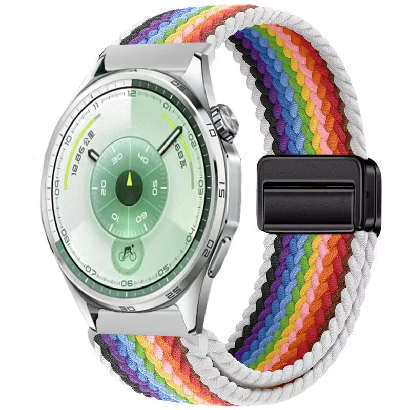 20mm 22mm Magnetisches Nylonarmband für Huawei Watch 5 GT6 Pro GT6 46mm Sportarmband Armband Huawei Watch 4 3 Pro GT5 GT4-3 46mm
