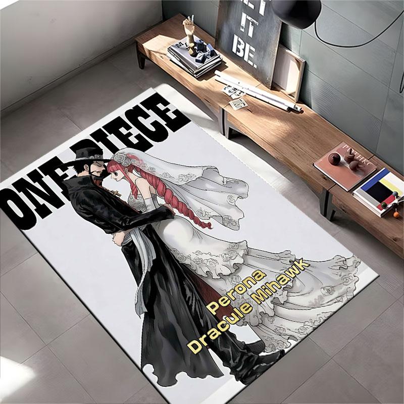 One Piece Wedding Couple Design suitable as a non-slip mat for the living room or bedroom sofa