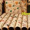 2/20 Stück Weihnachten Kraft Verpackungspapier DIY Weihnachtsbaum Weihnachtsmann Geschenkpapier Retro Neujahrsparty Geschenke Halter