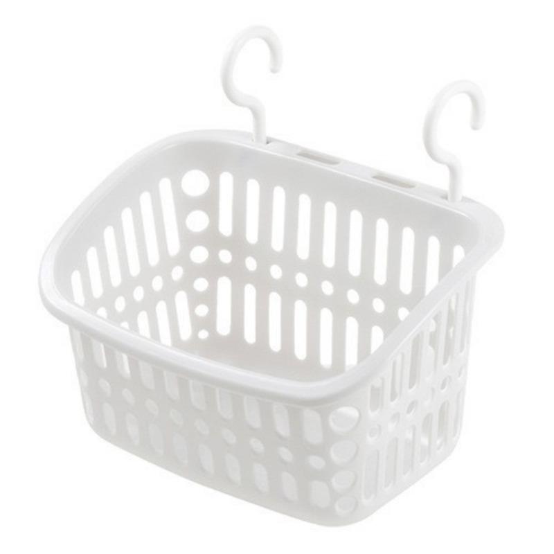 Wall-mounted Storage Basket Plastic Wall-mounted Storage Basket for Bathroom and ToiletSuspended Hanging Basket