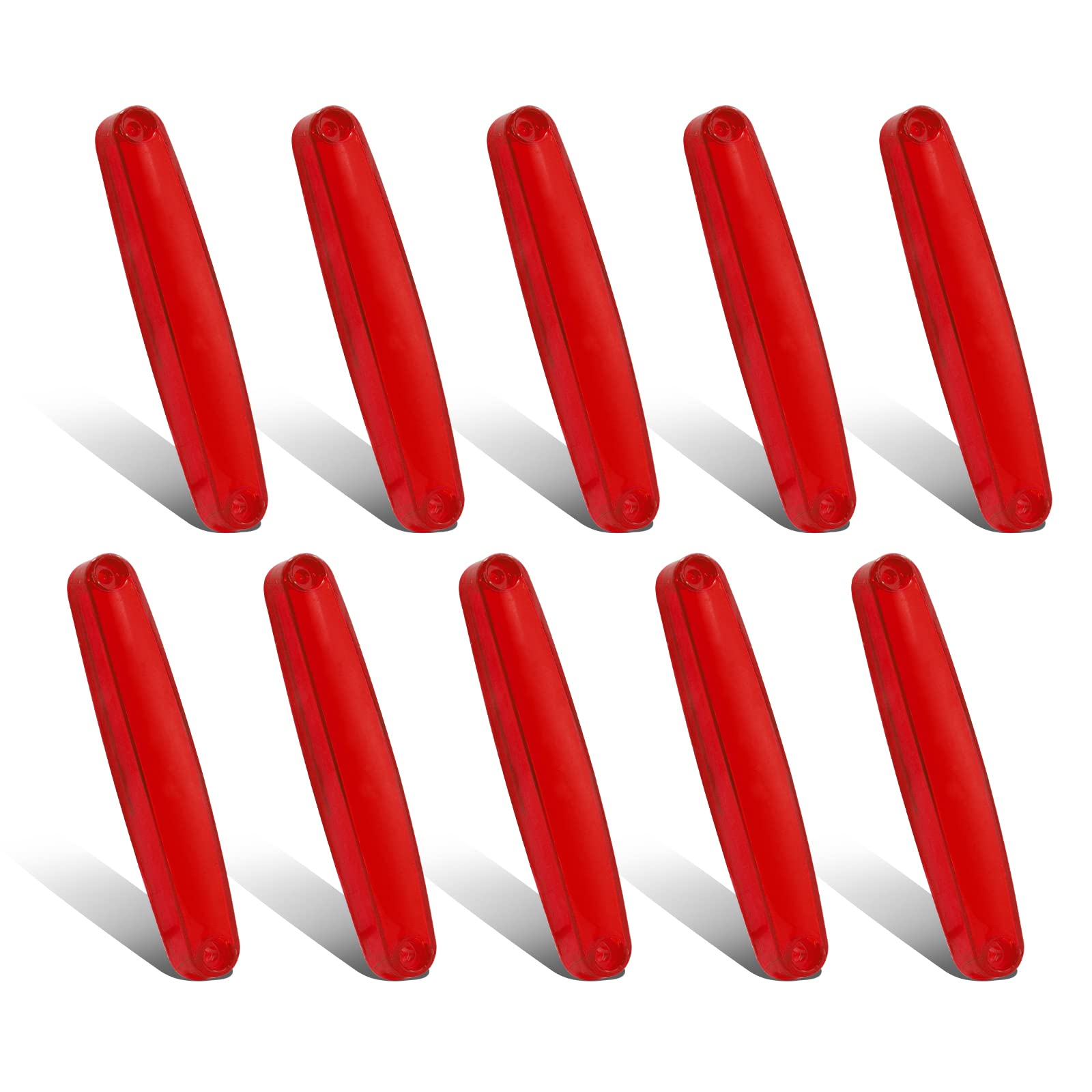 

LED Side Marker Light 9-LED Track Position Lamp 24V Waterproof Universal Blue Light Red красный