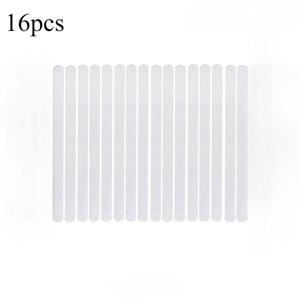 8/16pcs Bathroom Anti-slip Stair Step Self-adhesive Transparent Rubber Peva Anti-slip Frosted Anti-slip Adhesive Tape