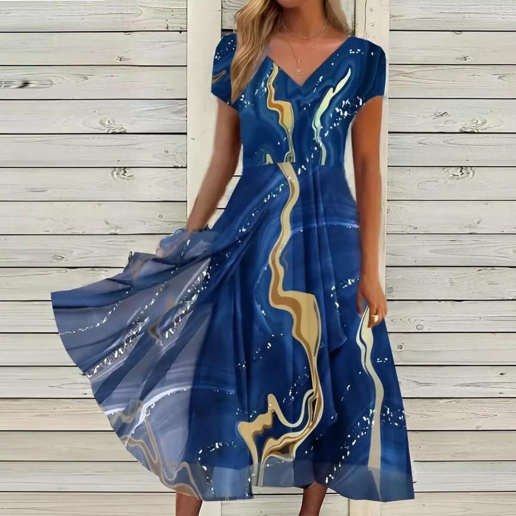 Elegant Long Evening Bridesmaid Dress European Chiffon Lace Hollow Design