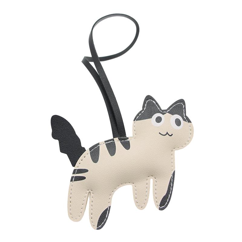 1PC/2PCS Ornament Mobile Phone Pendants Keychains Gifts For Cat Lovers Cartoon Shape Clothing Accessories Multicolor