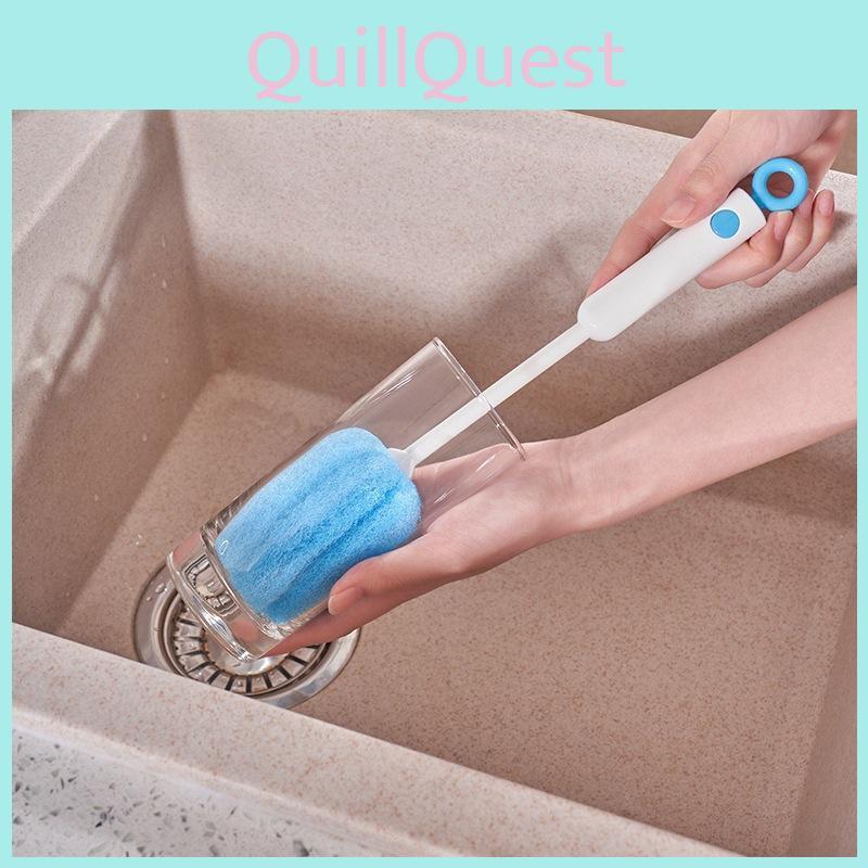 Cup Durable Cleaning Brush For Kitchen Use With Long Handle And Soft Bristles