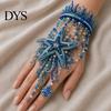 Pulsera de Mano Hecha a Mano Kit DIY con Cuentas, Set para Hacer Joyería con Tejido de Cuentas, Kit de Manualidades con Cadena Ajustable para Adultos Regalos Suministros para Amantes de las Manualidades