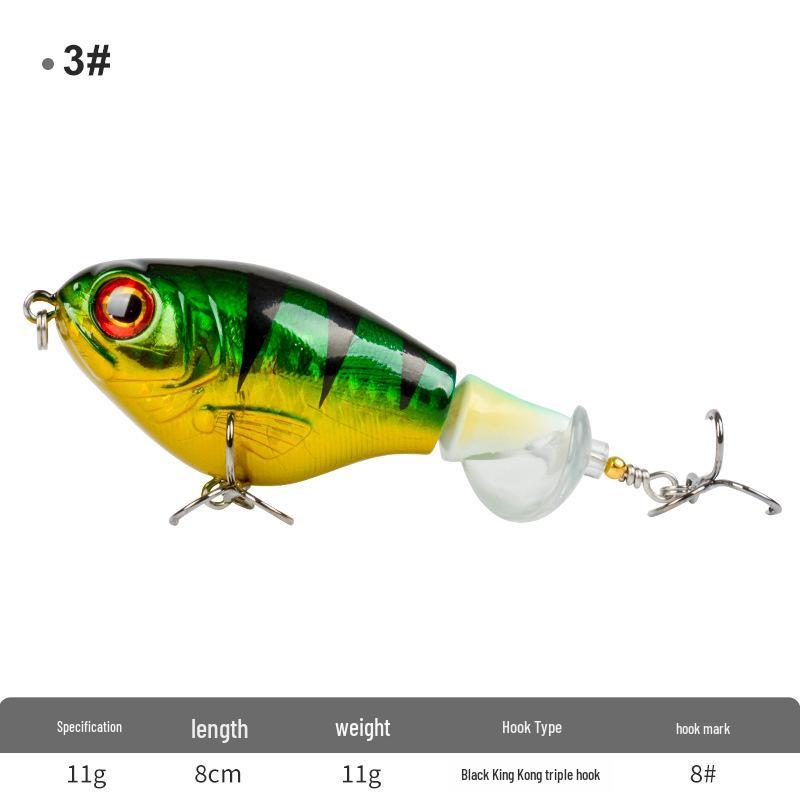 Nălucă Creion Plutitor cu Sistem Elică pentru Lansare Lungă Pescuit de Apă Dulce