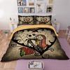 Luxurious Nightmare Before Christmas Duvet Cover With Pillow Cases Quilt Cover Bedding Set For Halloween Enthusiasts