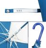 Glass Vinyl Clear 50cm Automatic Opening Umbrella Windproof, Frame, Window, Visibility, Safe, (Turquoise)