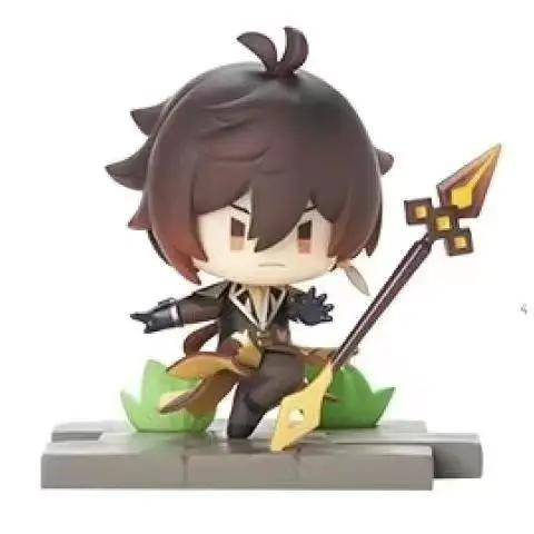 Genshin Impact Figure Game Battlefield Heroism Kawaii Emergency Food Paimon Figurines Collectible Model Toys Doll Kid‘s GIft