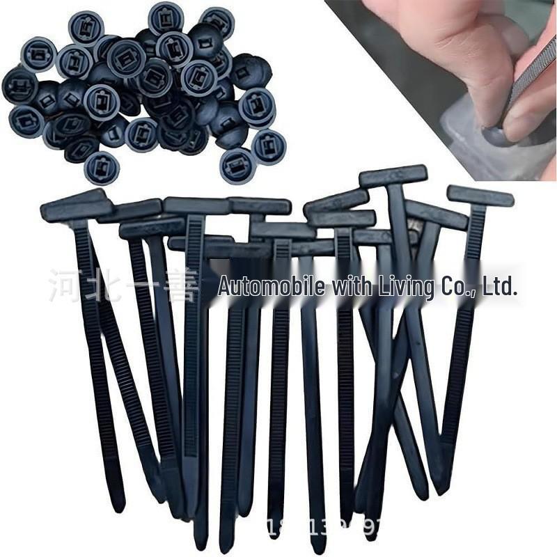 Multifunctional Push Pin Fastener Cable Tie for Engine, Fender, Mudguard, and Trunk Panels