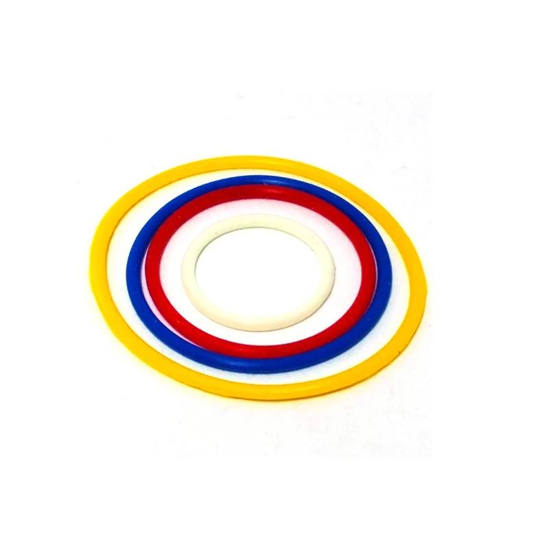 10pcs 2x2 3x3 4x4 5x5 Rubber Band Belt Elastic Cross Section Round Pulley Compatible 85543 85544 85545 85546 for Lego Technic