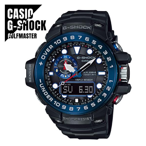 Casio GULFMASTER Radio Solar Watch G-SHOCK GWN-1000B-1BJF, Black, Men's
