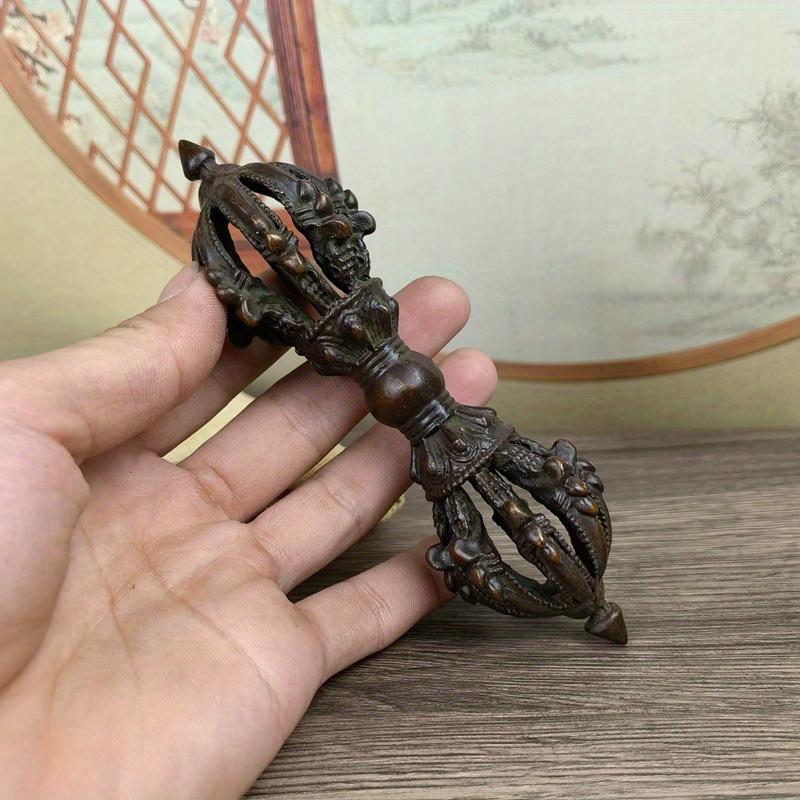 Tibetan Old Ritual Nine-strand Dorje Vajra Tibet Buddhism Pendant Necklace Jewelry Car Decoration