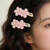 1/2Pcs Colorful Five-Petal Flower Duck Hair Clips Floral Pattern Hair Barrettes Fashion Hair Accessories for Women
