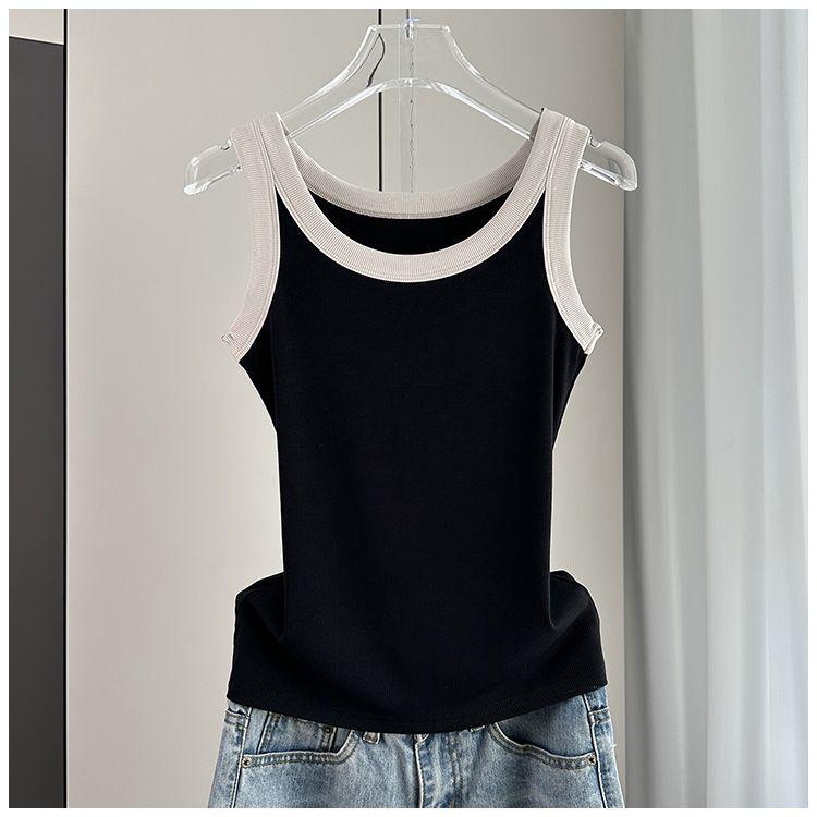 

2026 Women s Modal Cotton Ribbed Sleeveless Vest, Perfect for Spring/Summer, Wear Alone or Under a Suit M (40-48 kg)